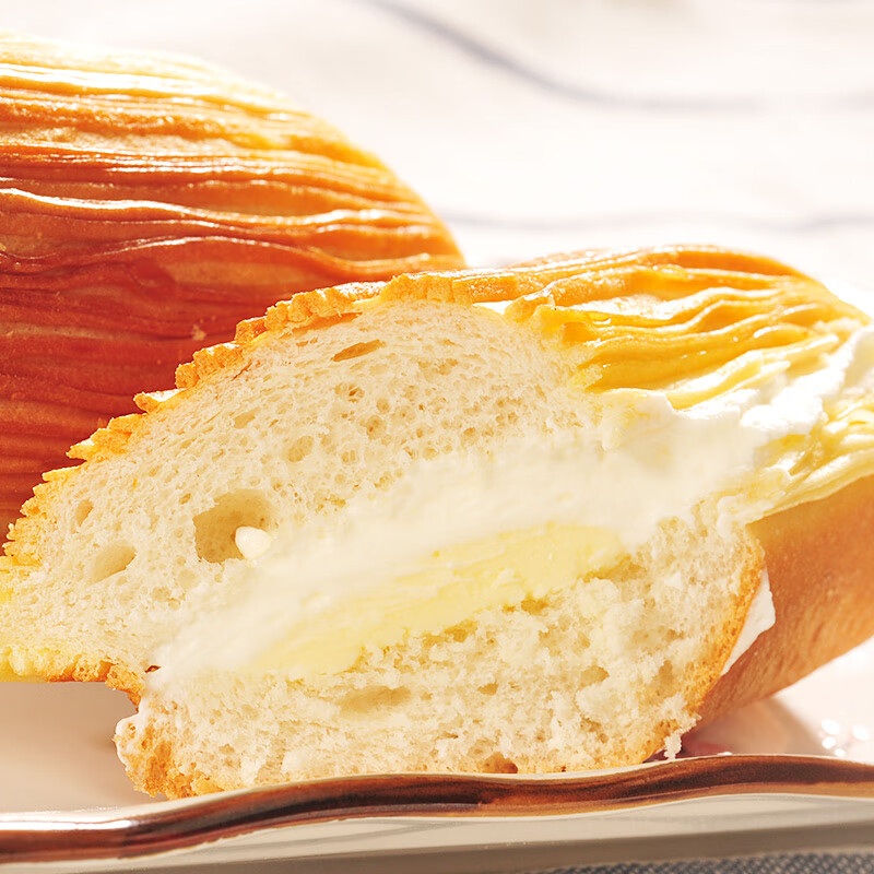 宜享健康酥皮奶油夹心面包早餐面包休闲零食点心包 3包装-送1同款 75