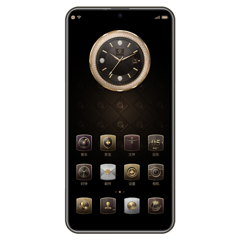 克里特(kreta)m7 轻奢商务手机 高端智能大屏手机 8g 256g 鳄鱼纹黑色