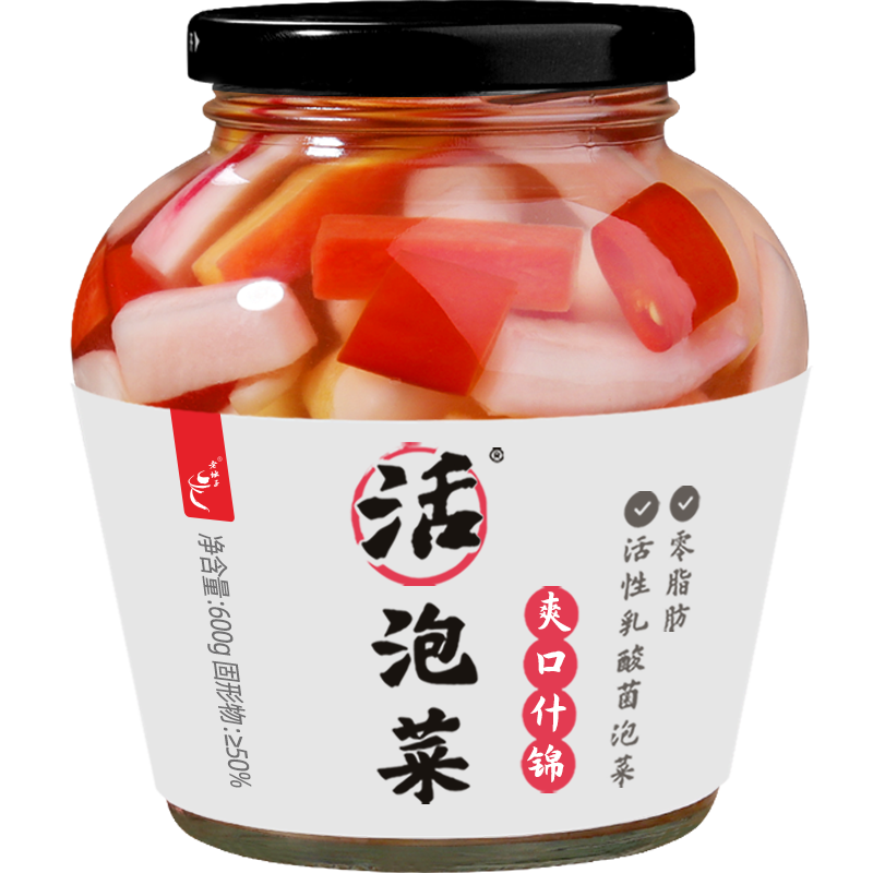 老坛子 爽口什锦 活泡菜 600g