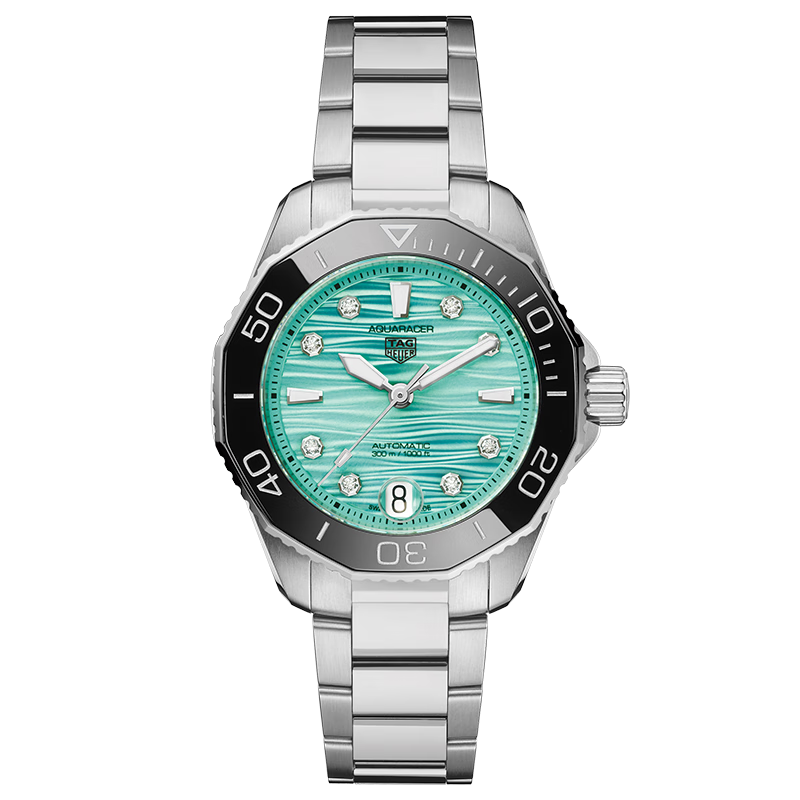 ̩�����TAG Heuer��ʿ�ֱ���Ǳϵ������ɫ��ʯ����Ůʿ��е��� WBP231K.BA0618