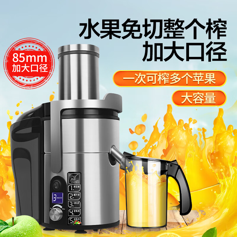 象好（Ashoo） 榨汁机商用 多功能渣汁分离大口径炸果汁机全自动鲜榨水果大型 家用养生果汁机原汁机 SH-869E榨汁机