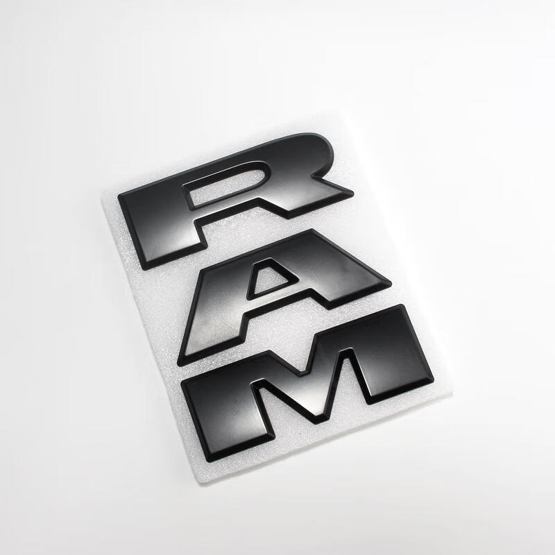 标跃(biao yue)适用于道奇ram 1500 dt前中网ram车标字母车贴limited
