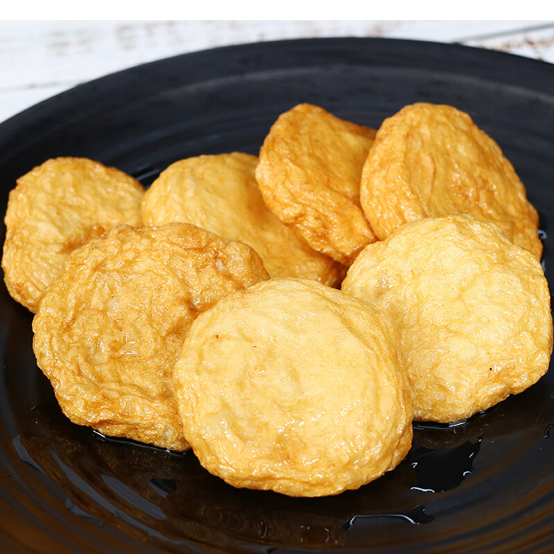 韩湾 生墨鱼饼 500g袋装 手打花枝饼 潮汕风味小吃 海鲜饼鱼饼 烧烤