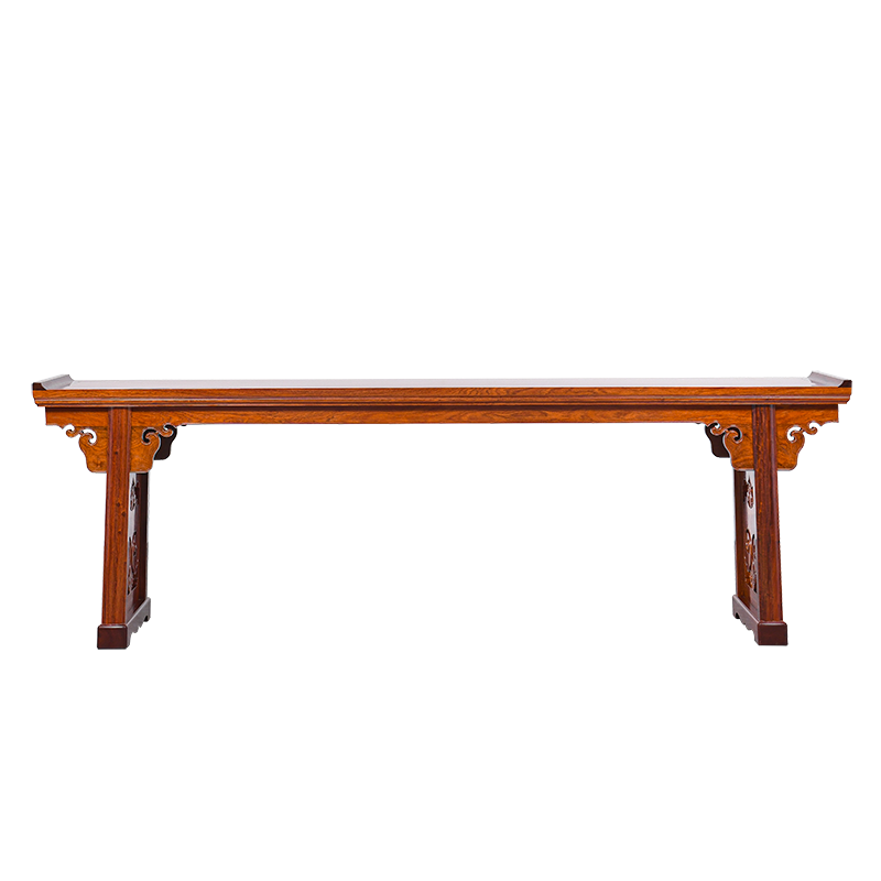 唐煌軒紅木家具緬甸花梨（學(xué)名：大果紫檀）實(shí)木條案桌中式翹頭案中堂客廳玄關(guān)案臺