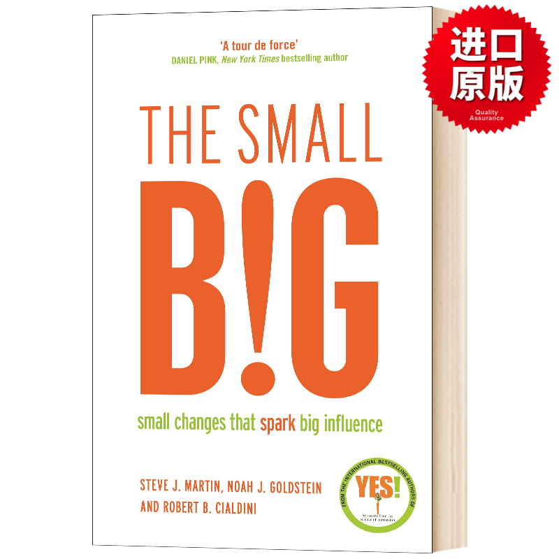 细节 The Small BIG 英文原版书 经济管理 如何轻松影响他人 财富杂志图书 进口原版