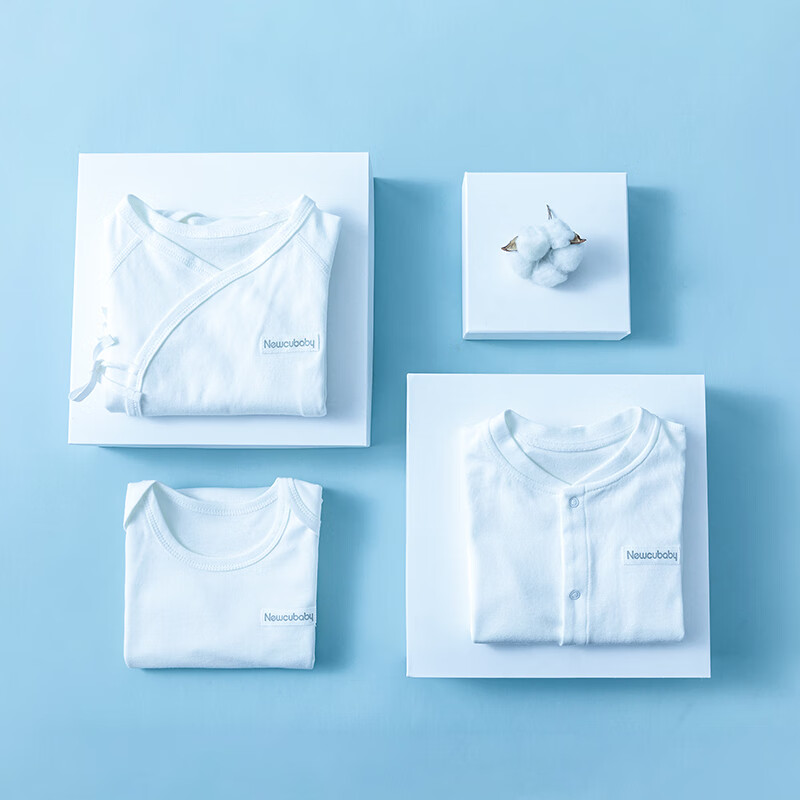 纽贝亲纽贝亲婴儿礼盒衣服全棉新生儿礼盒套装四季款满月百天礼物送礼 贵族白礼盒8件套（3-6个月）