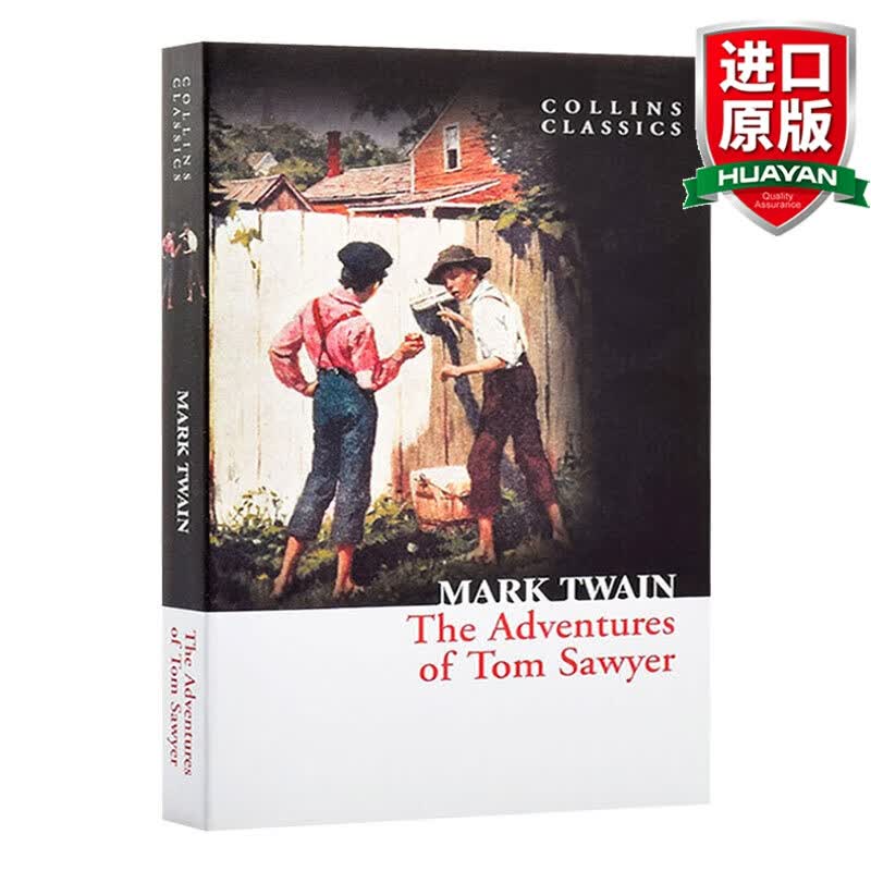英文原版 汤姆索亚历险记 Adventures of Tom Sawyer 柯林斯经典