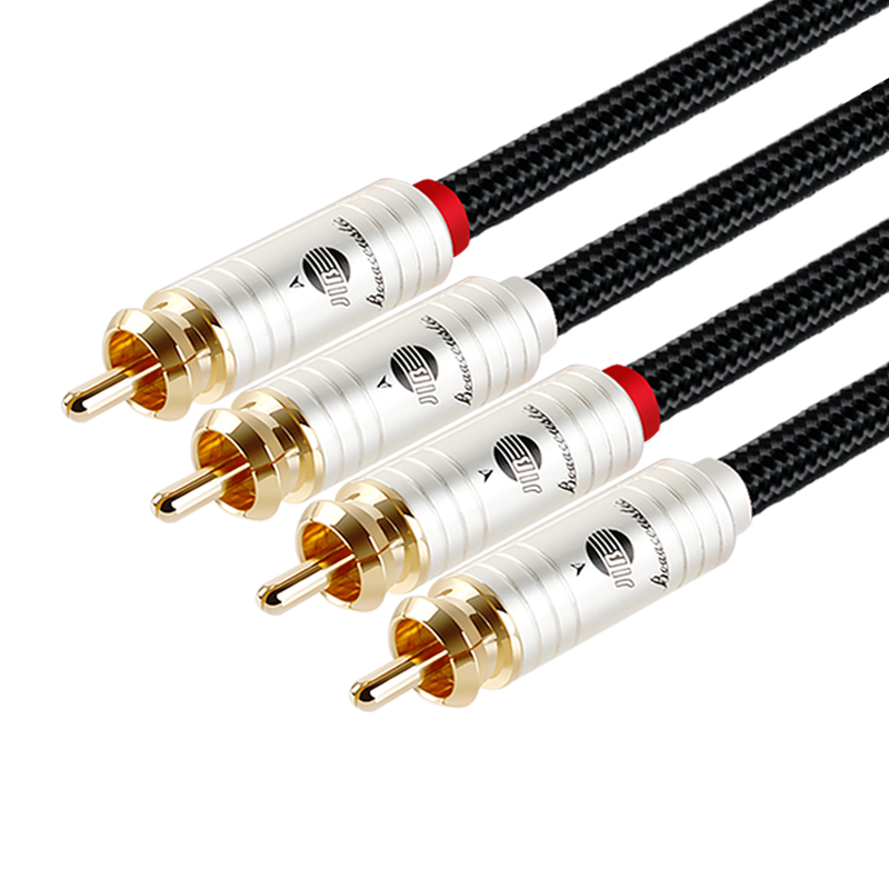 JIB ���ռ�˫����ͷ��Ƶ�߶��Զ� 2RCA���Թ�ģ���ź��� CD���빦������������BB-105A-1��(2��װ)