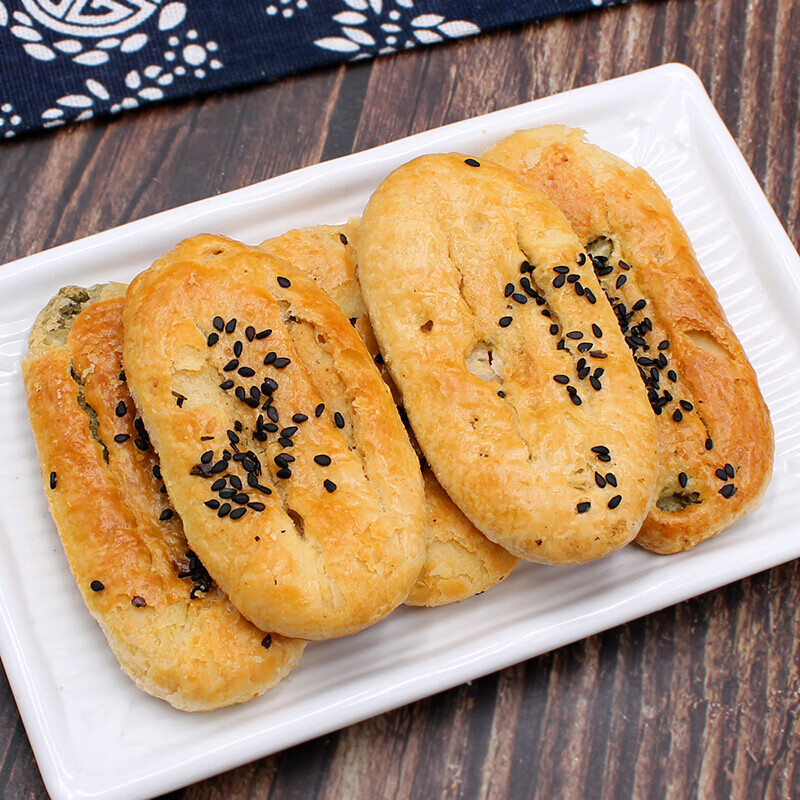德祥隆浙江特产鞋底饼千层椒盐酥饼鞋底酥传统糕点小吃零食