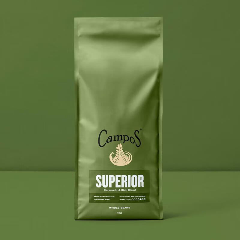 澳洲本地campos superior blend醇香手冲咖啡豆1kg 中度烘焙 250g