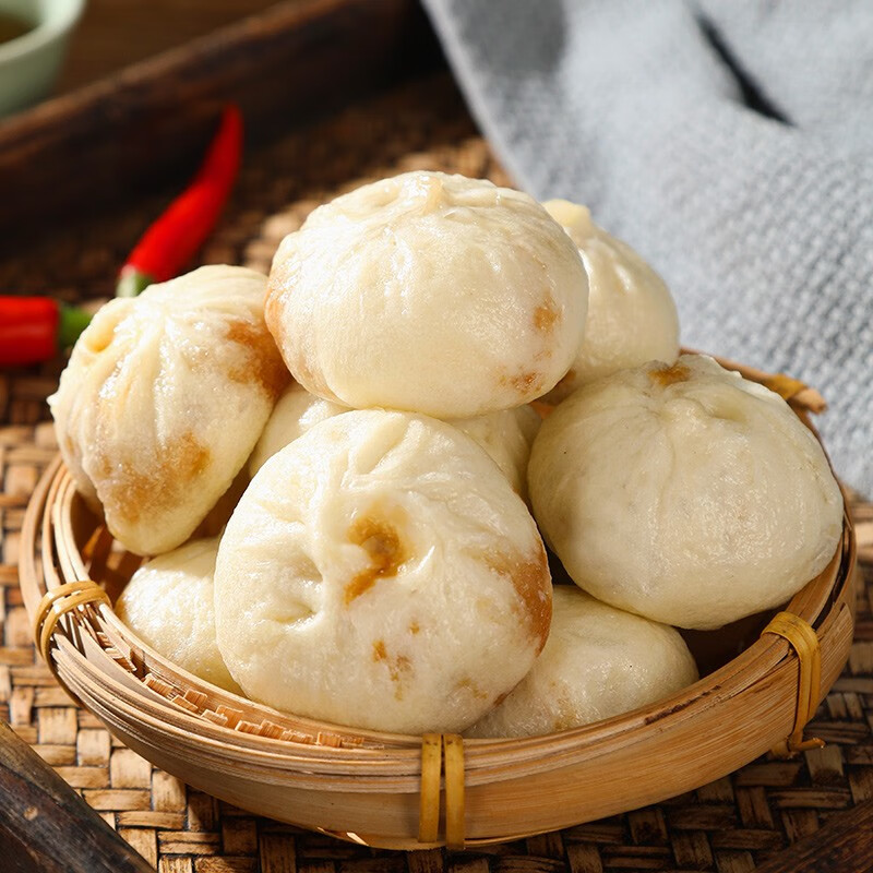 乾清十三品嵊州老面小笼包208g/袋（8个）小葱鲜肉速食早餐小笼包 208g*10袋（80只）