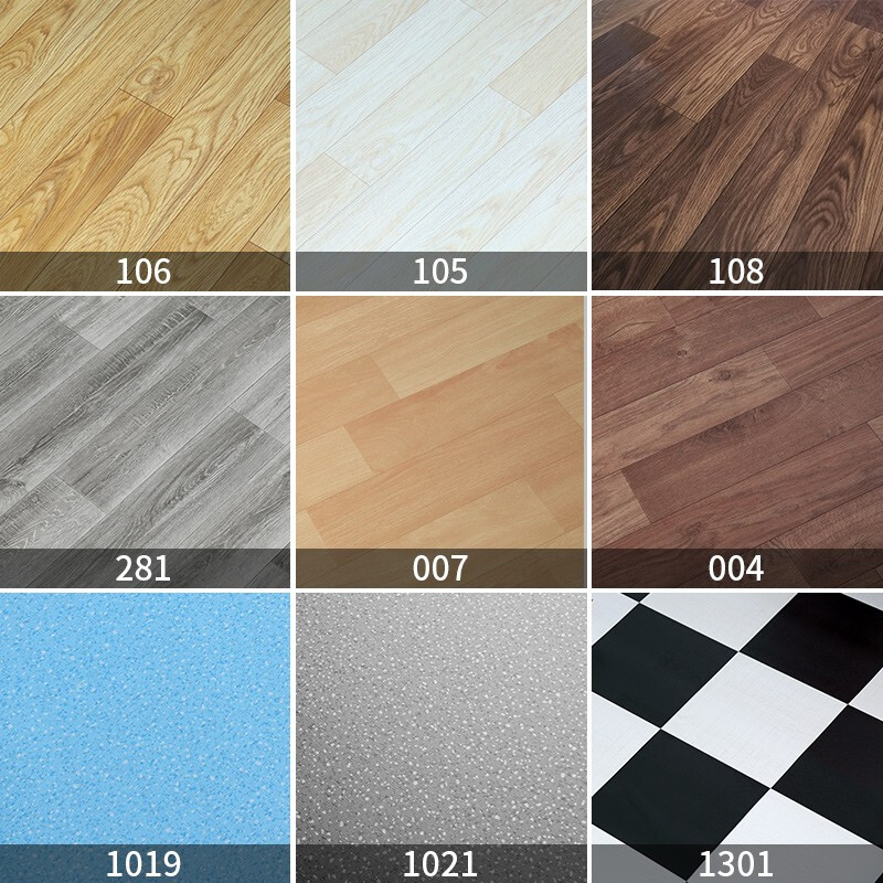 家用商用地胶垫地革自粘砖地贴 加强标准款 拍下备注色号【1平方米】