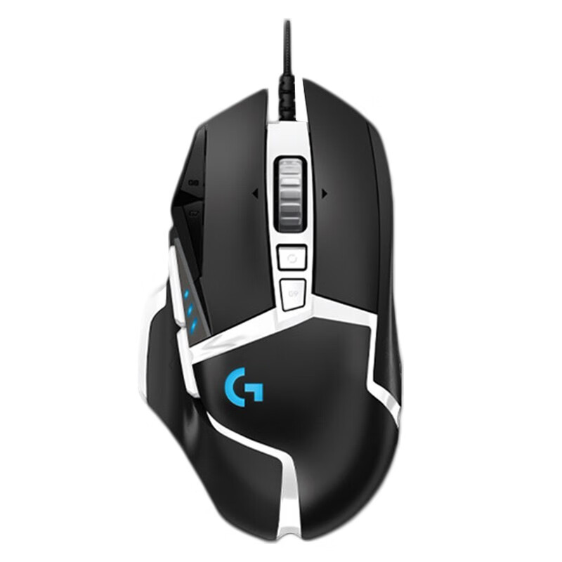 罗技（G）G502 SE HERO熊猫版 有线游戏鼠标 吃鸡鼠标 电竞鼠标 RGB炫彩 HERO引擎 罗技G502SE