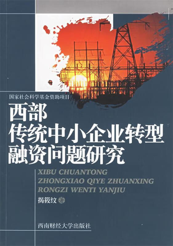 西部传统中小企业转型融资问题研究 揭筱纹 著 9787810884914