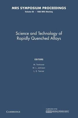 预订science and technology of rapidly quenched alloy