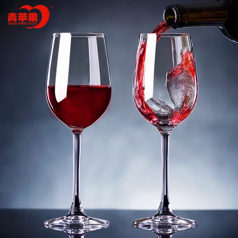 青苹果波尔多红酒杯 高脚杯葡萄酒杯 无铅玻璃杯320ml2只装使用感如何?