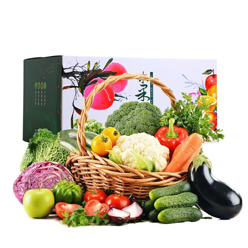 皓谦 蔬菜礼盒新鲜当季时令蔬菜组合 蔬菜 混搭蔬菜 5斤装【3-4种时令