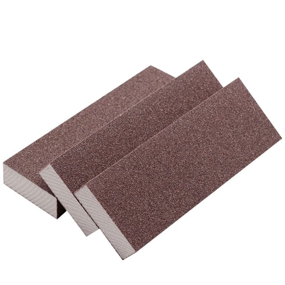 加长200mm海棉沙块打磨墙面砂纸耐磨砂块木工漆面抛光海绵砂块  2