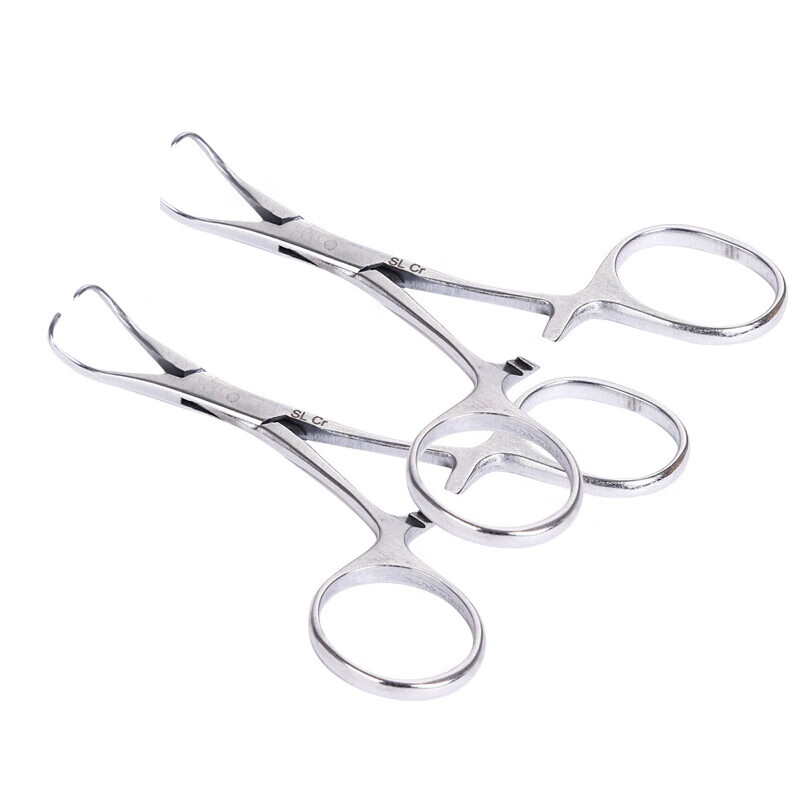 双鹿不锈钢毛巾钳子 帕巾钳 布巾钳 抓布钳子 提创巾钳 9cm