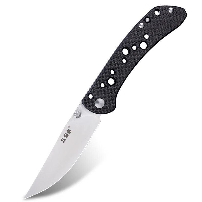 三刃木9165户外小刀随身高硬度折叠刀野外迷你锋利防身刀具折刀 9165