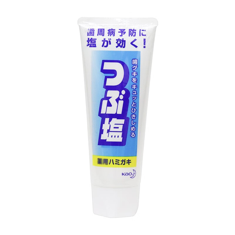 花王(kao)牙膏清新口气深层清洁大粒盐牙膏日本原装进口 1支