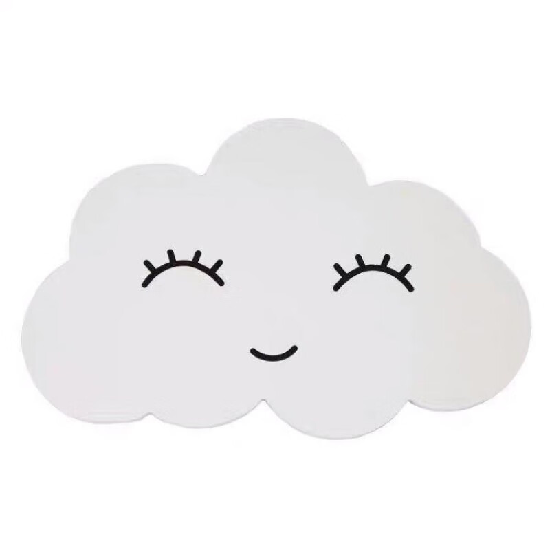 堵洞装饰品补墙窟窿装饰贴网红墙贴补洞遮丑洞眼墙 笑脸云朵23x15厘米