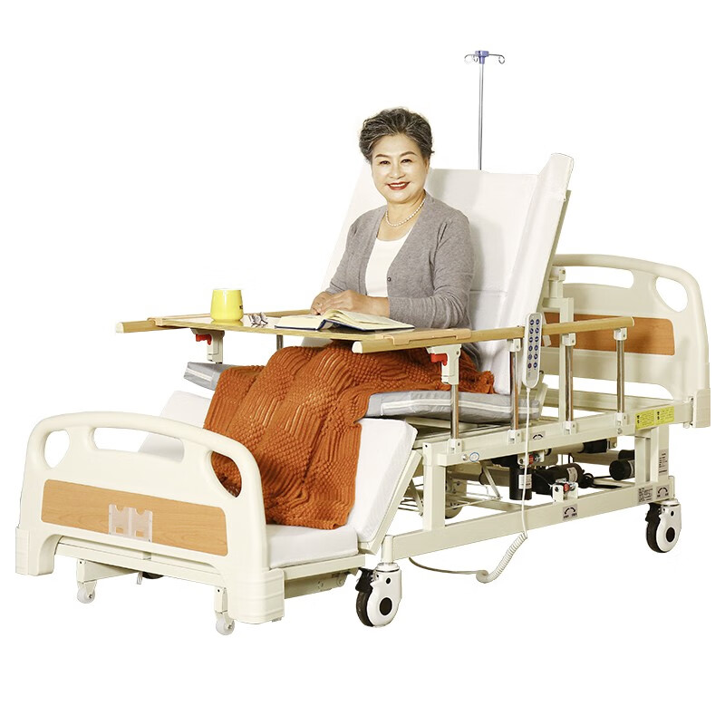 【高端智能】康衡德 电动护理床家用老人多功能瘫痪病人翻身床全自动智能医疗医用床可大小便 整体翻身【速开便孔】防滑【视频款】LH-DHC-1