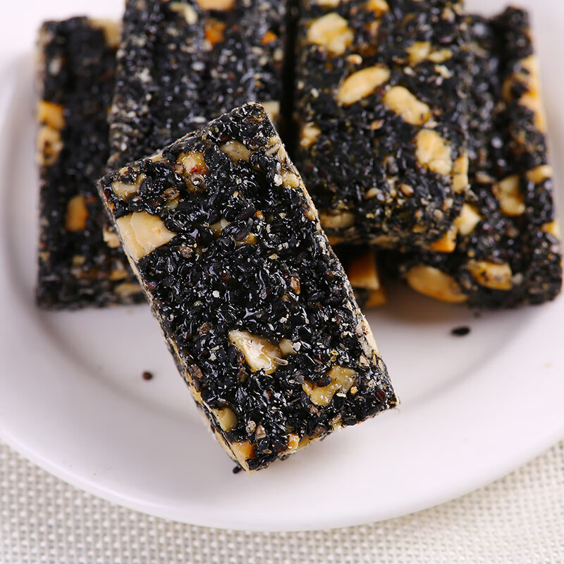 虎钢馋黑芝麻酥糖广东潮汕特产潮州汕头小吃孕妇零食解馋老式传统糕点