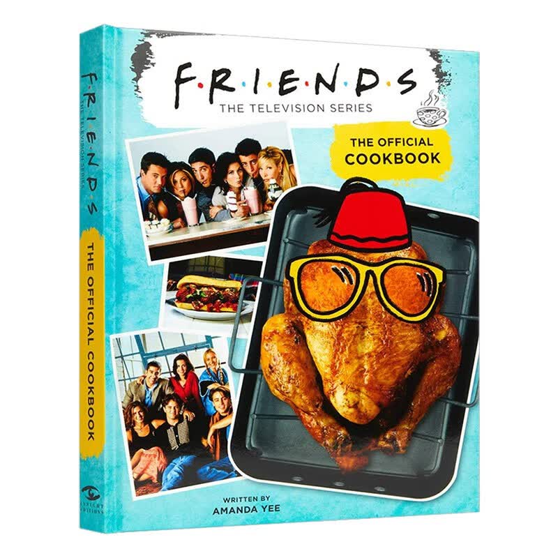 现货 老友记 官方食谱 全彩插图 美版精装 英文原版 Friends:The Official Cookbook 美剧电视情景喜剧 周边书 进口画册