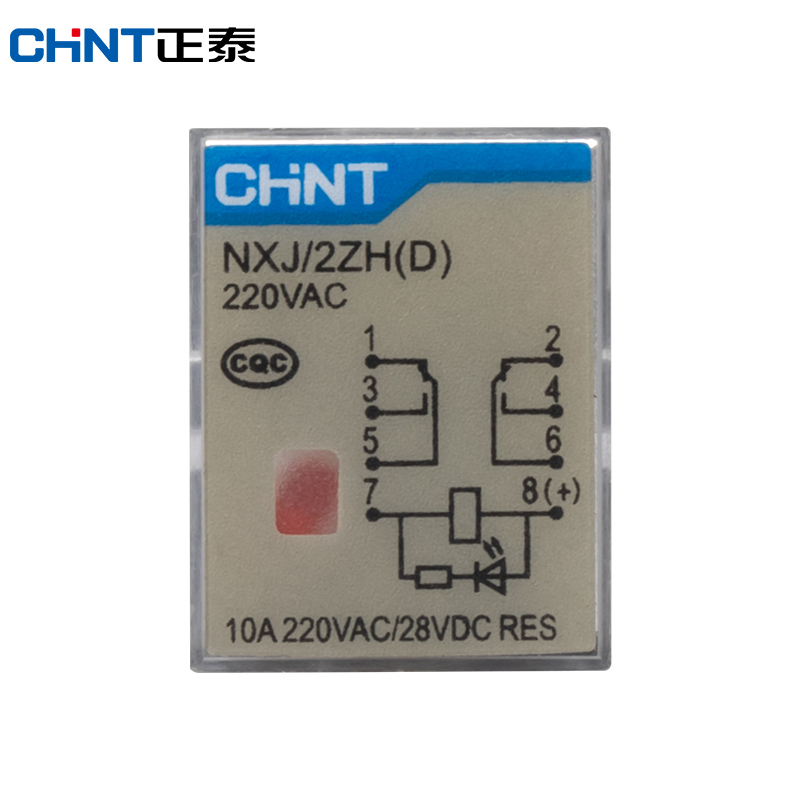 正泰(chnt)nxj/2zh(d) 220vac 插拔式 小型中间电磁继电器 直插式