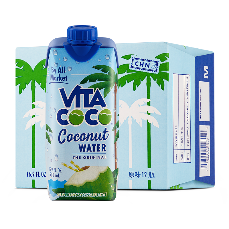 VITA COCO 唯他可可 NFC天然椰子水 原味 500ml*12瓶