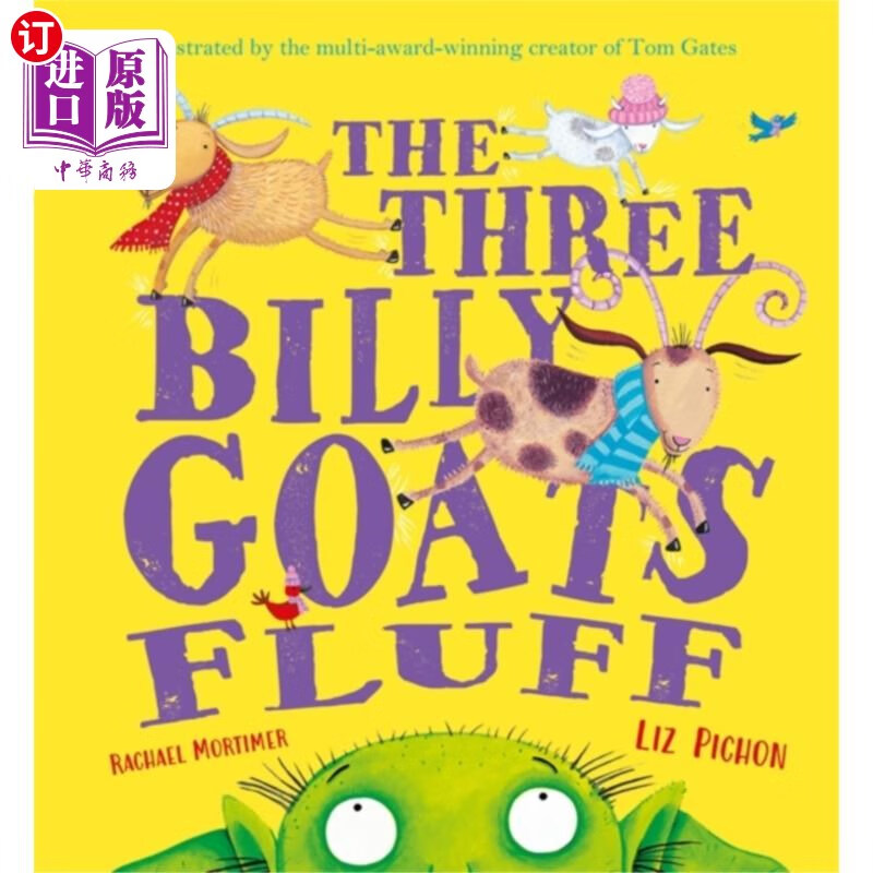 海外直订three billy goats fluff 三只小山羊