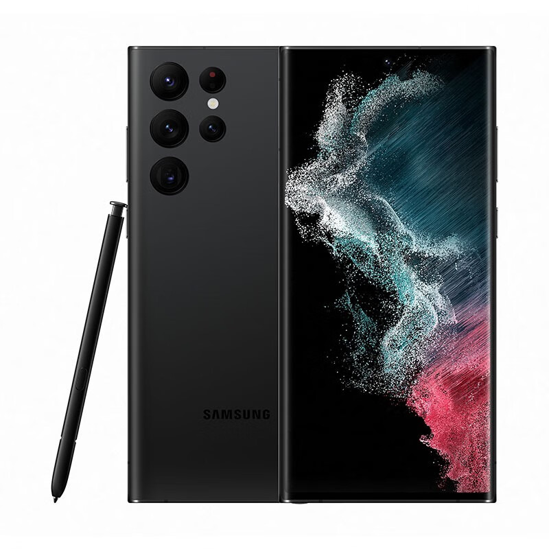 三星 SAMSUNG Galaxy S22 Ultra 超视觉夜拍系统  大屏S Pen书写 12GB+256GB 曜夜黑 5G手机