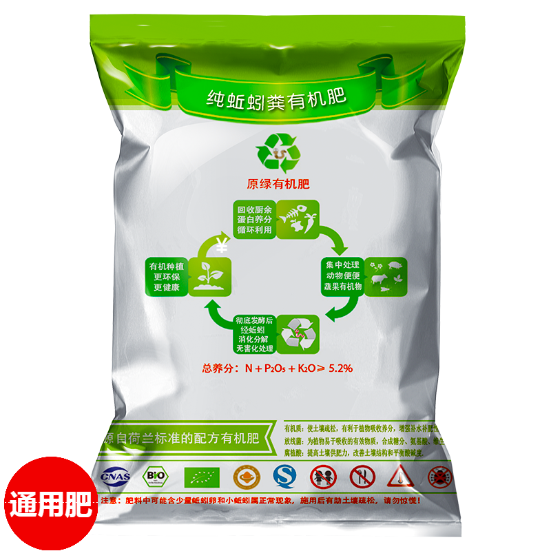 【原绿有机肥】蚯蚓粪、花肥等1000g园艺肥料价格趋势稳定|园艺肥料全网最低价格历史