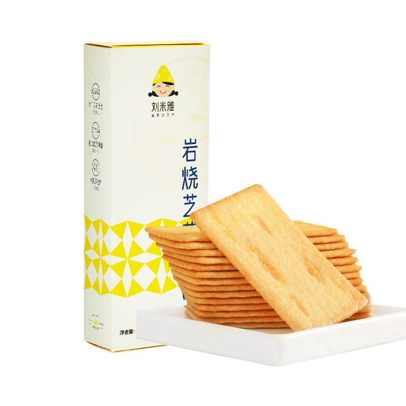 【刘米雅】岩烧芝芝脆饼干,抢购价惊喜不停!