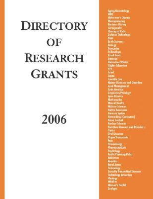 预订 directory of research grants 2006