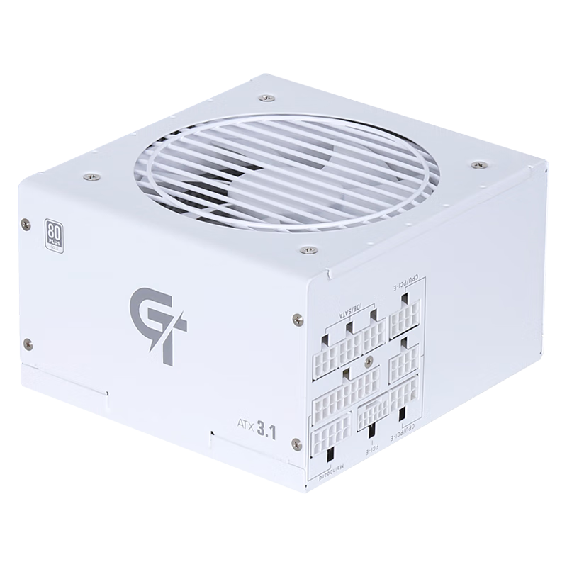 SAMA 先马 GT650W白色ATX3.1台式电脑电源 12V-2X6显卡供电接口/80PLUS金牌电源/全模组/14CM短机身/压纹线