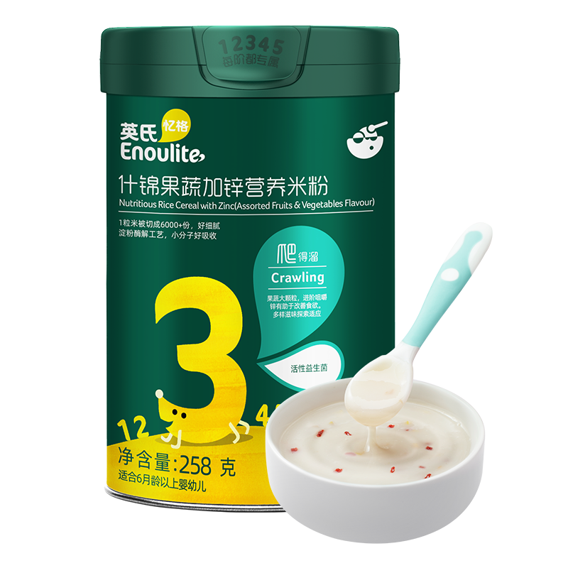 英氏米粉和菜粉的价格走势与销量趋势