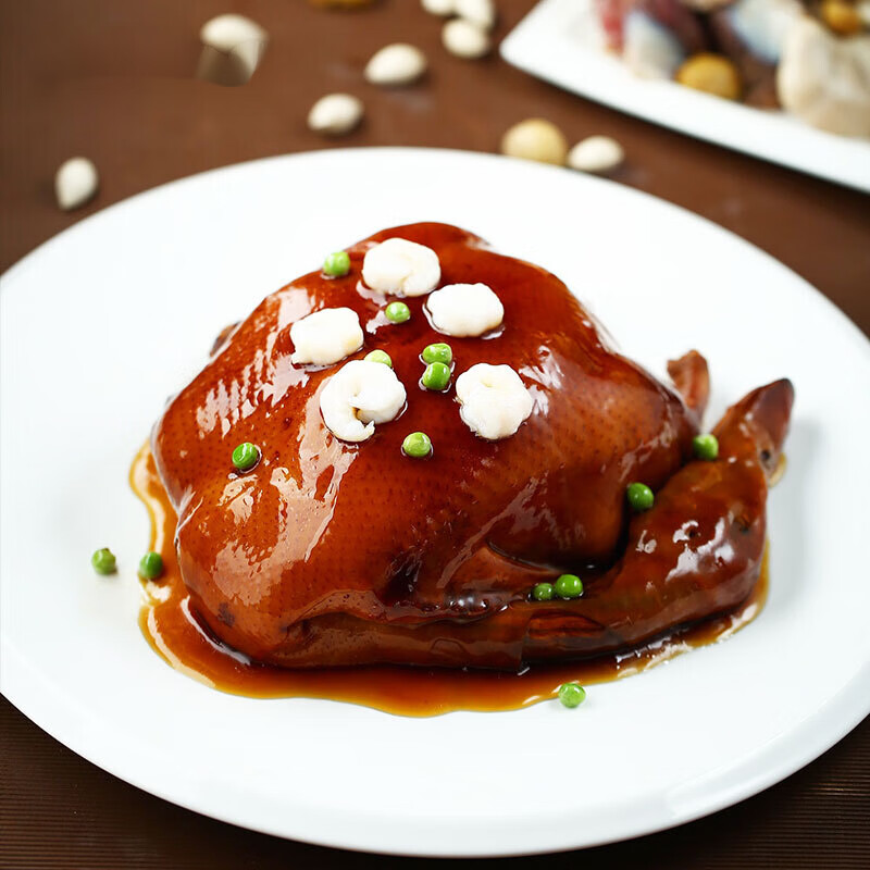 寒宁上海老饭店八宝鸭整只酱鸭上海特产送礼真空包装