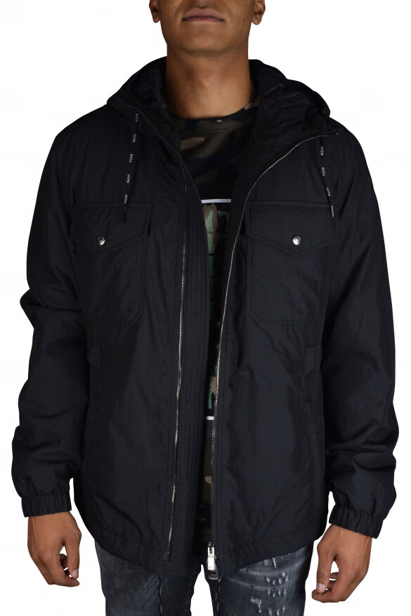 华伦天奴(valentino)valentino男士夹克qv3cja75jhx 52 it 黑色