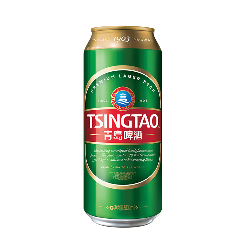 青岛啤酒（TsingTao）经典（1903）10度500ml*1罐
