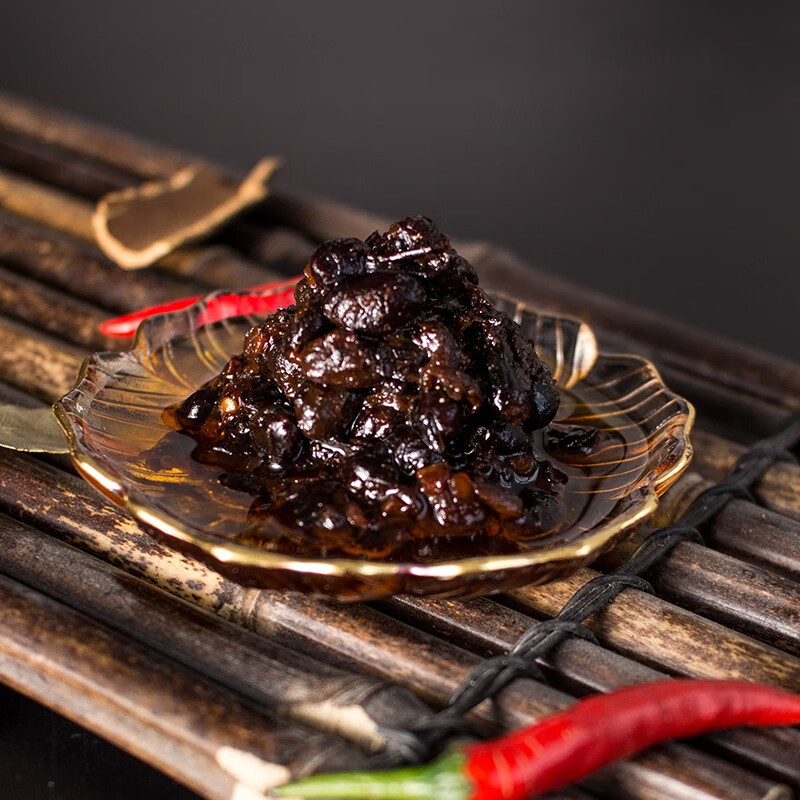 阳江豆豉阳江桥牌即食豆豉罐装特产风味香豆豉酱210g*5罐