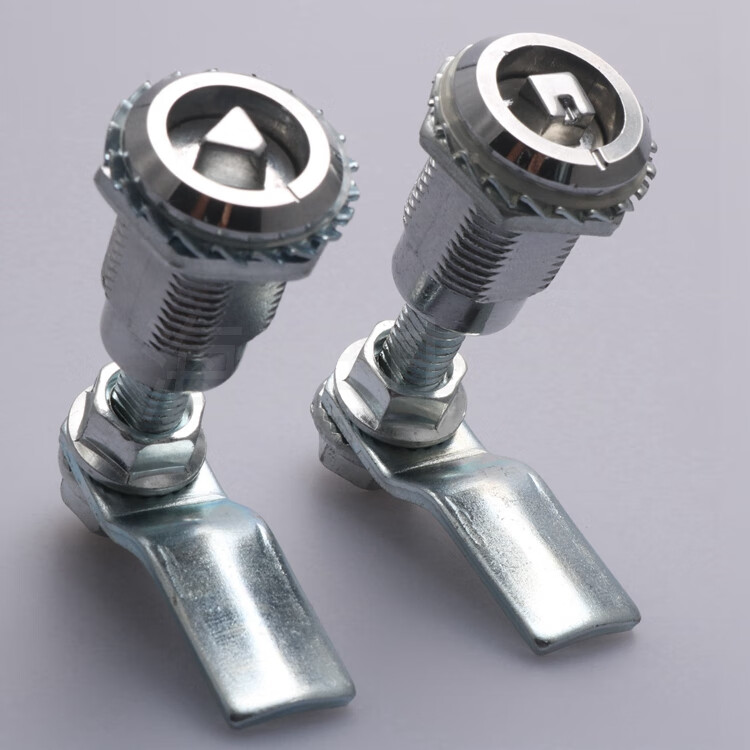 ms816-3三角 /四角白 压缩式旋转型门锁高压动力柜门锁 三角锁芯-配