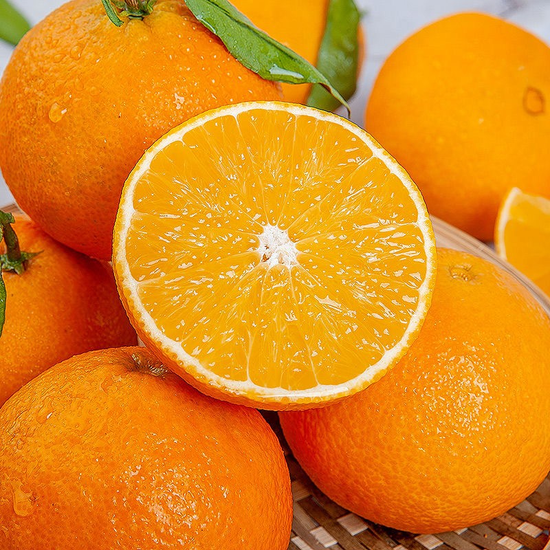 正宗眉山蒲江爱媛果冻橙现摘现发爱媛38号果冻橙新鲜水果 净重8斤中果