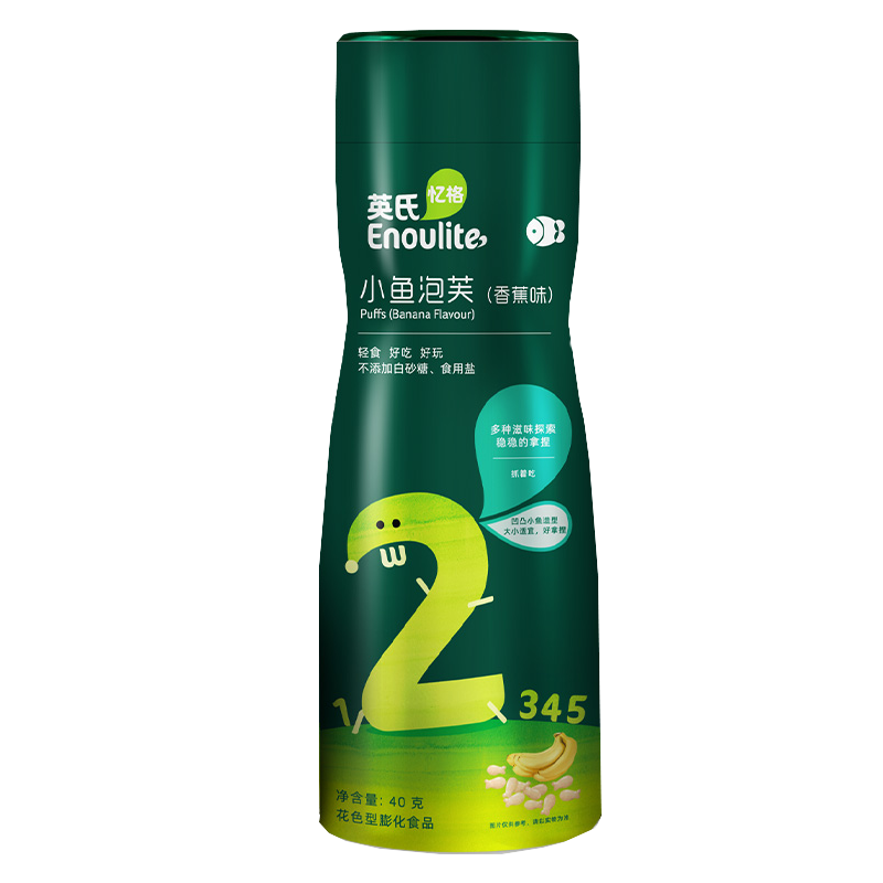 英氏泡芙宝宝零食价格走势及口味评测