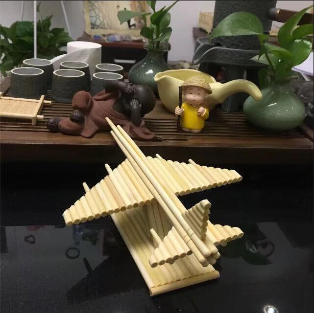 一次性筷子纯手工diy制作飞机模型摆1件 竹艺品 特色手工艺飞机 竹筷