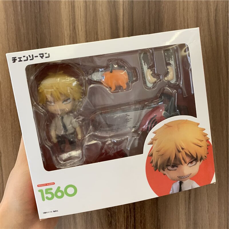 京噶电锯人 1560#电次q版粘土人gsc电锯人换脸黏土组装 电次#156010cm