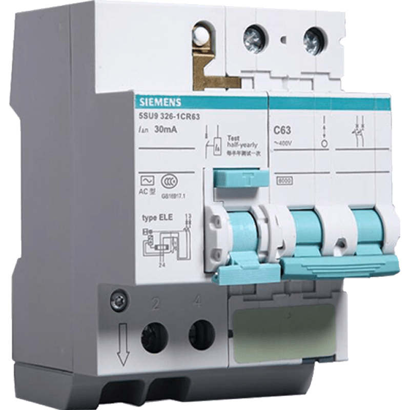 西门子（SIEMENS） 断路器 漏电保护器 2P家用空气开关 漏电开关 2P63A59162518322