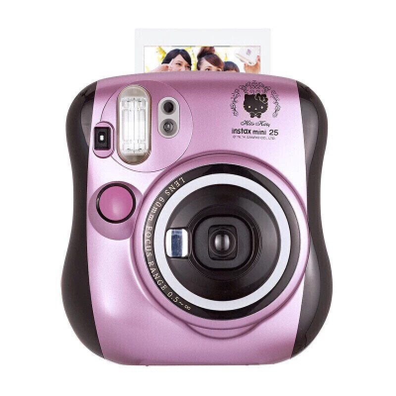 栀司 富士拍立得mini25相机hellokitty拍立得相机美颜自拍相机mini25紫色K 官方标配
