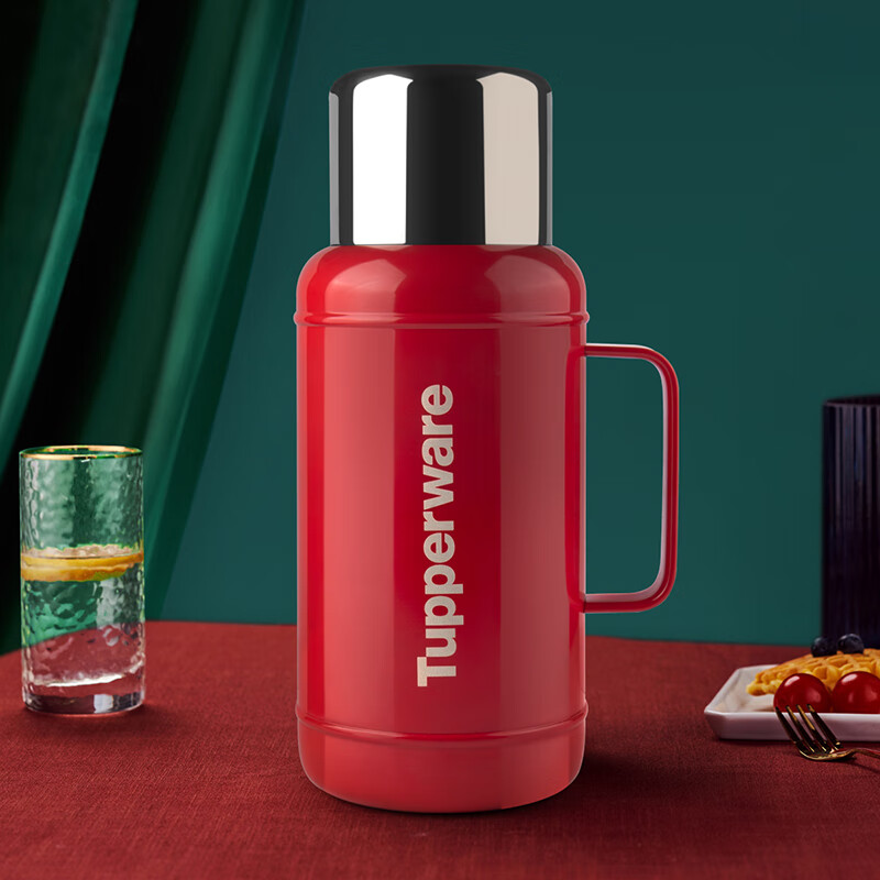 特百惠(tupperware)复古保温壶304不锈钢保温瓶1.